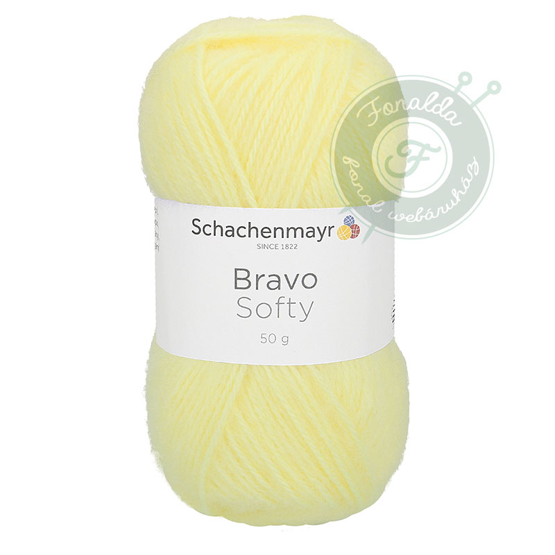 Schachenmayr Bravo Softy fonal - 8361 - Citrom
