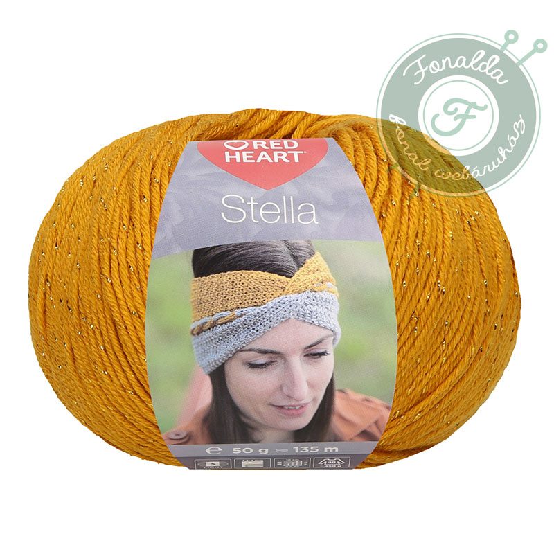 Red Heart Stella fonal - 05 - Arany