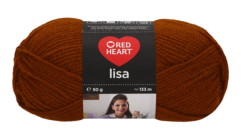 Red Heart Lisa fonal - 6970 - Barna