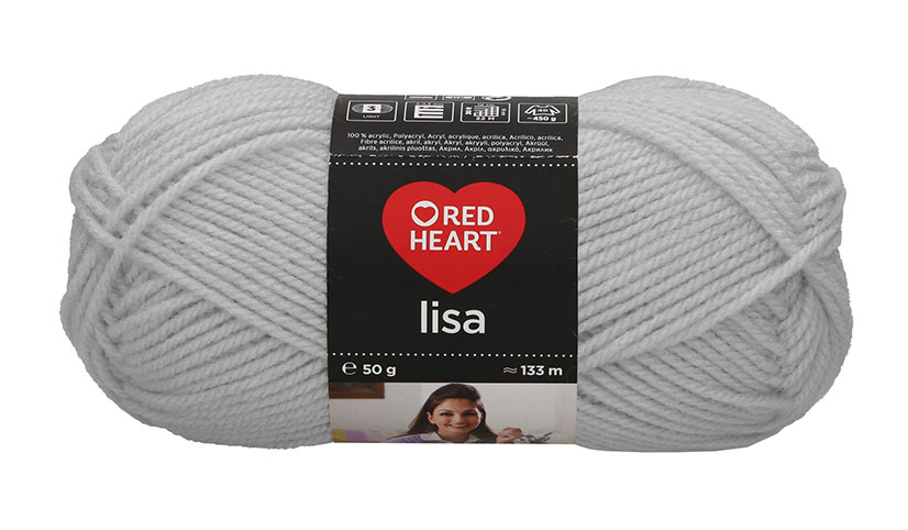Red Heart Lisa fonal - 6971 - Ezüst
