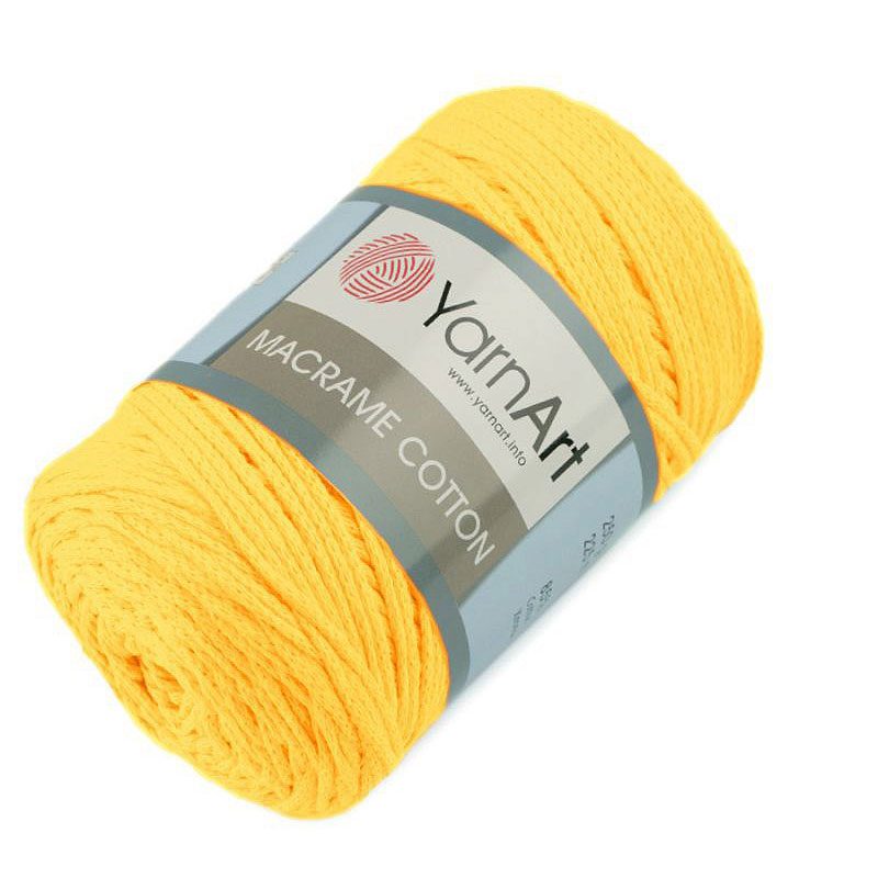 YarnArt Macrame Cotton makramé - táskafonal - 764 Sárga