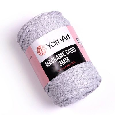 YarnArt Macrame Cord 3mm makramé - táskafonal - 756 - Halványszürke