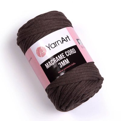 YarnArt Macrame Cord 3mm makramé - táskafonal - 769 - Barna