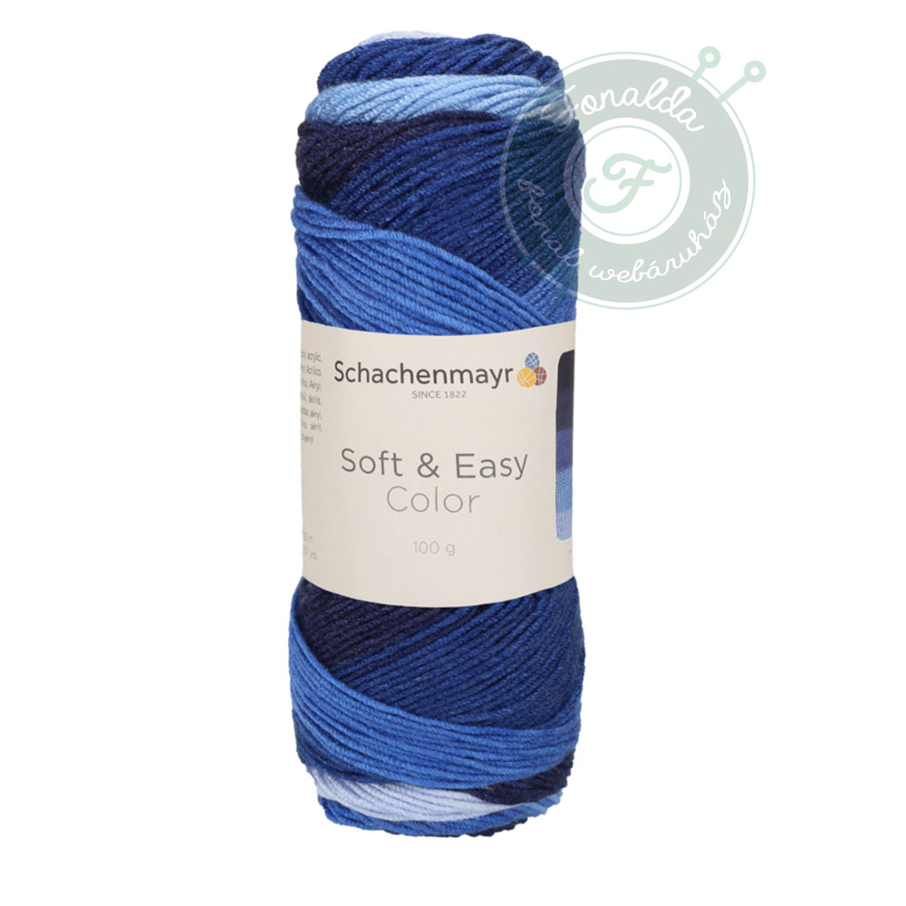 Schachenmayr Soft & Easy Color fonal - 93 - Kék