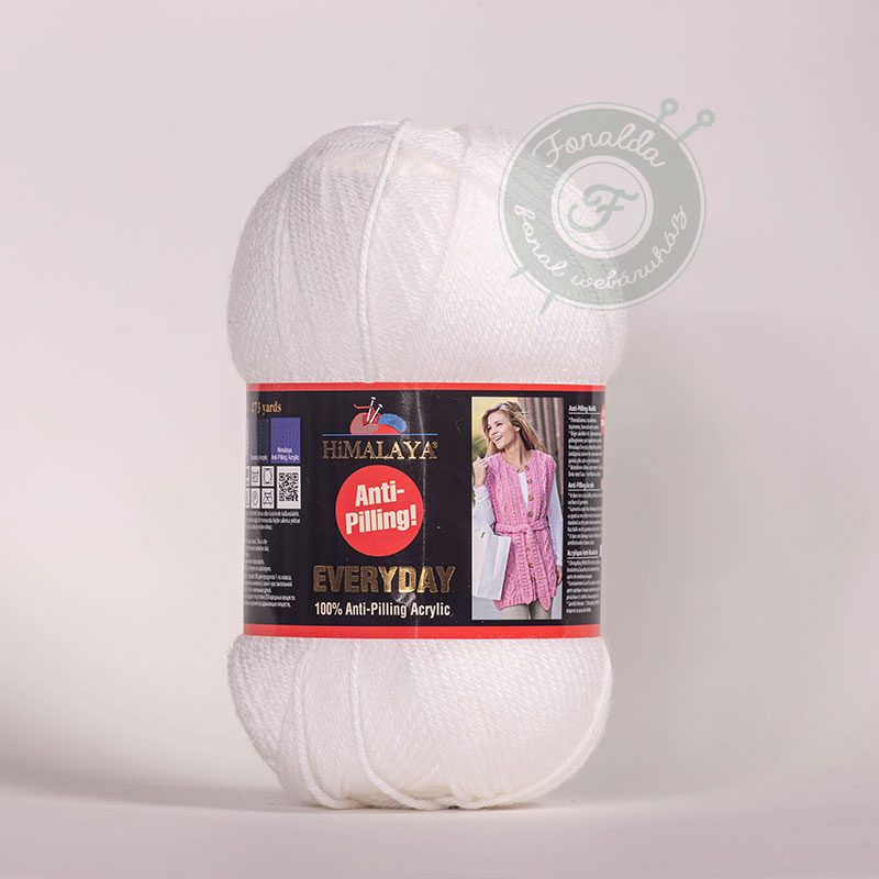 Himalaya Everyday antipilling fonal - 70001 - Fehér