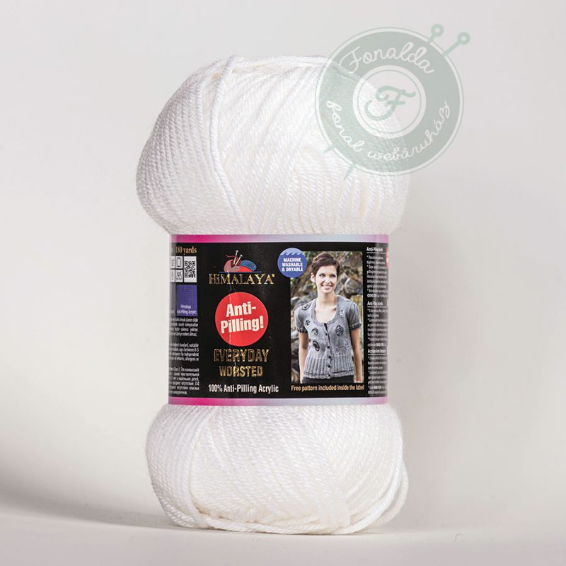 Himalaya Everyday worsted antipilling fonal - 70601 - Fehér