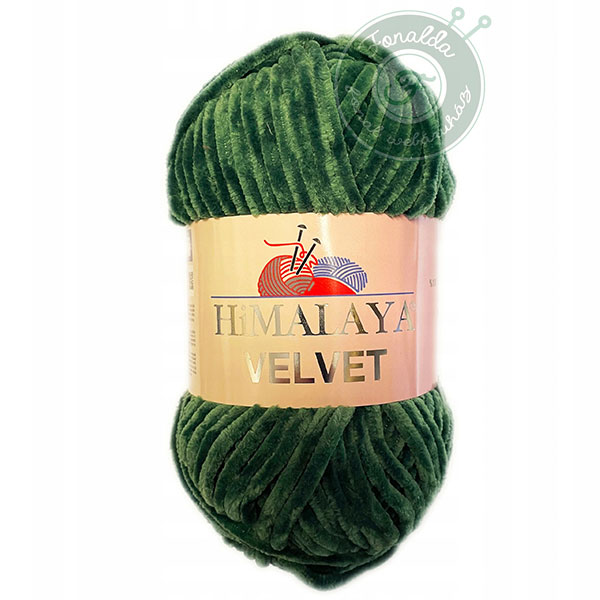 Himalaya Velvet Zsenília fonal - 90060 - Zöld