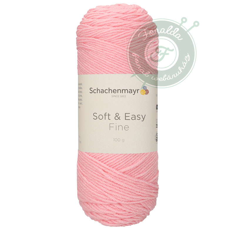 Schachenmayr Soft and Easy fine anti pilling fonal - 0035 - Rózsa