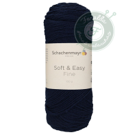 Schachenmayr Soft and Easy fine anti pilling fonal - 0050 - Tengerészkék