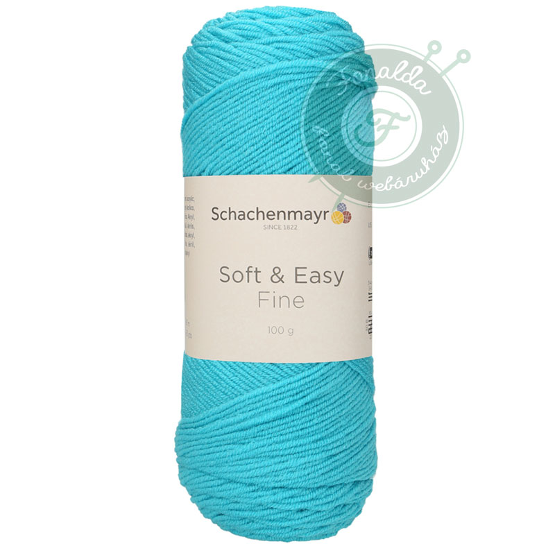 Schachenmayr Soft and Easy fine anti pilling fonal - 0066 - Türkíz