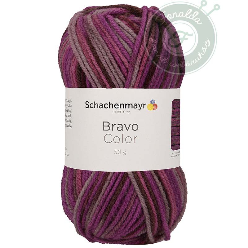 Schachenmayr Bravo Color Originals színátmenetes fonal - 2088 - Bogyó