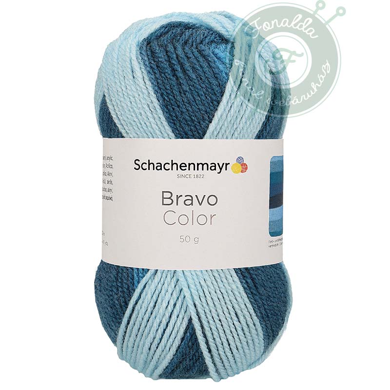 Schachenmayr Bravo Color Originals színátmenetes fonal - 2141 - Óceán