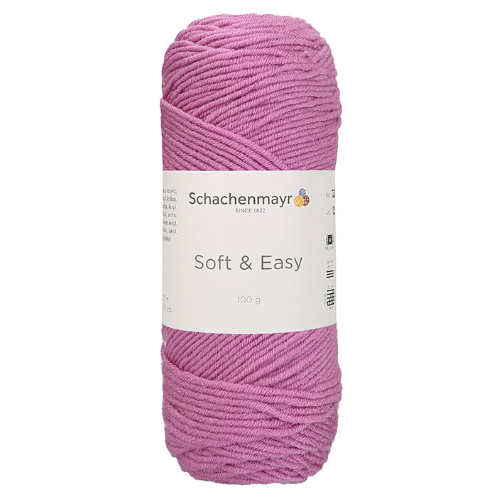 Schachenmayr Soft & Easy fonal - 0037 - Halványlila