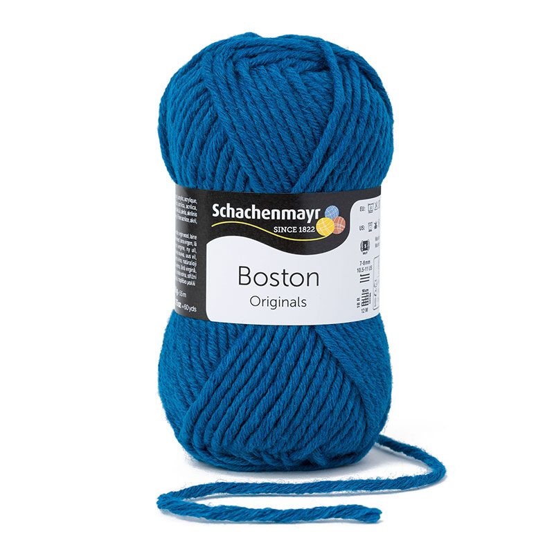 Schachenmayr Boston fonal Botties cipőkhöz - 65 - Mozaikkék