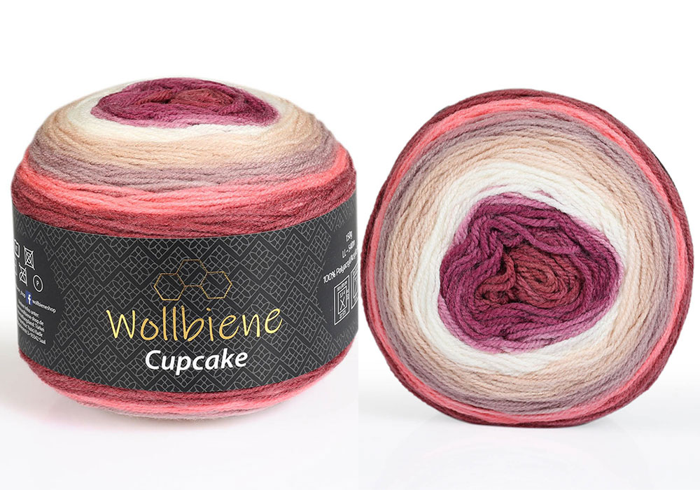 Wollbiene Cupcake Bobbel sütifonal - 3080 Bogyó - Bézs - Barna