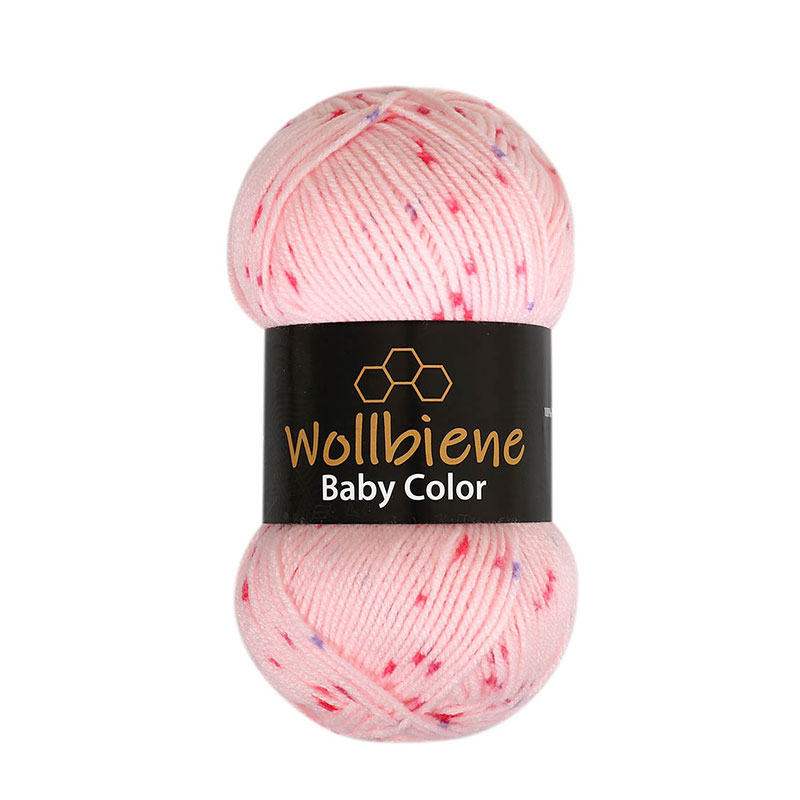 Wollbiene Happy Baby Color fonal - 06 - Rózsa Pink Lila
