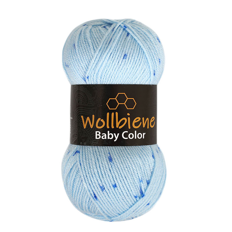 Wollbiene Happy Baby Color fonal - 11 - Kék Sötétkék