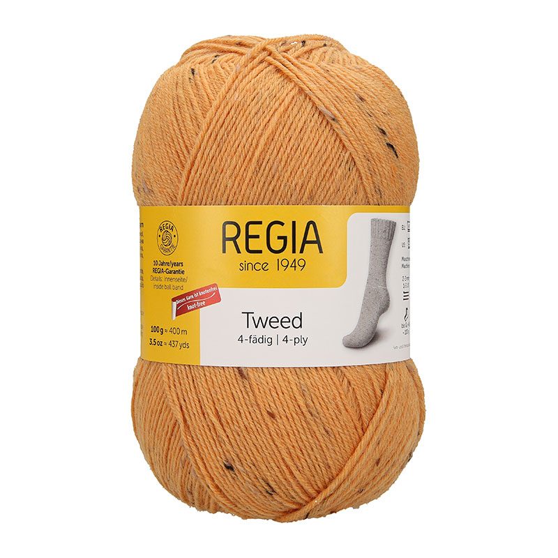 Schachenmayr Regia tweed 4-ply zoknifonal - 22 - Arany