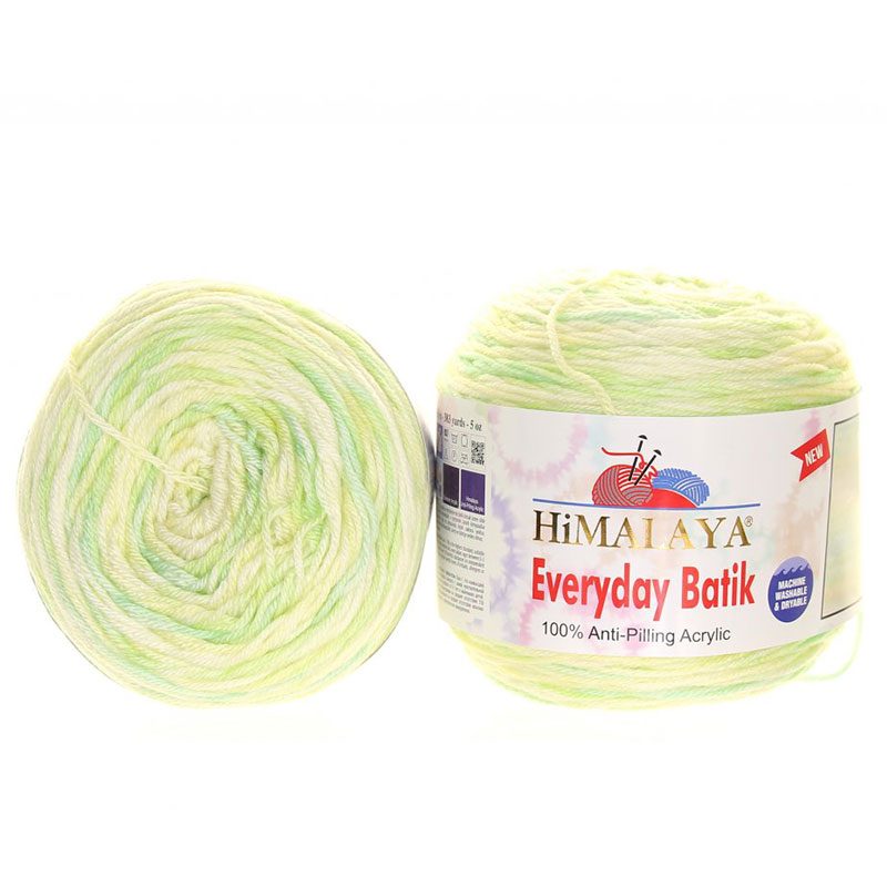 Himalaya Everyday Batik színátmenetes fonal - 74204 - Lime - sárga