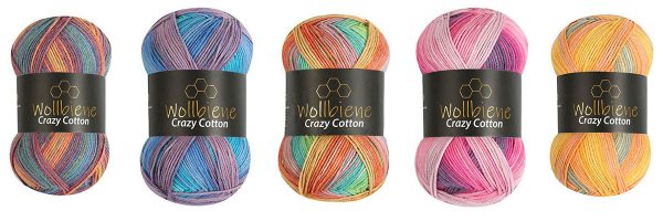 Wollbiene Crazy Cotton Batik színátmenetes fonal