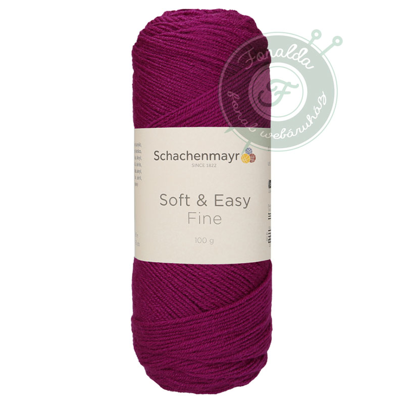 Schachenmayr Soft and Easy fine anti pilling fonal - 0034 - Magenta