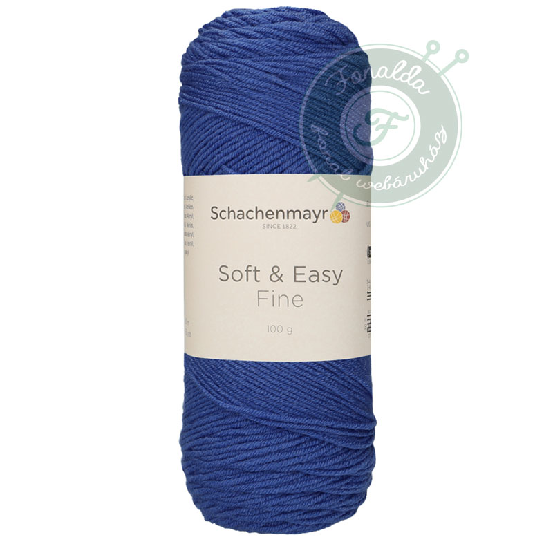 Schachenmayr Soft and Easy fine anti pilling fonal - 0051 - Óceánkék