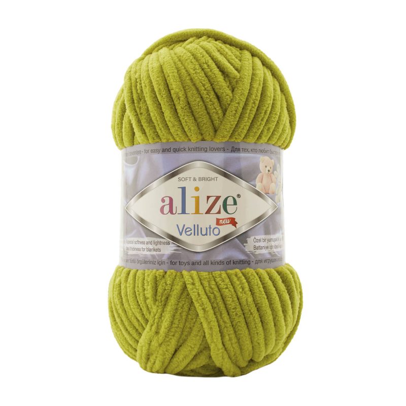 Alize Velluto Zsenília fonal - 011 - Pisztácia