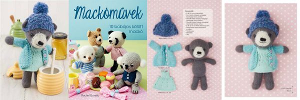 Mackóművek - 10 bűbájos kötött mackó - Könyv