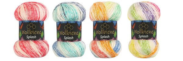 Wollbiene Splash színátmenetes antipilling fonal