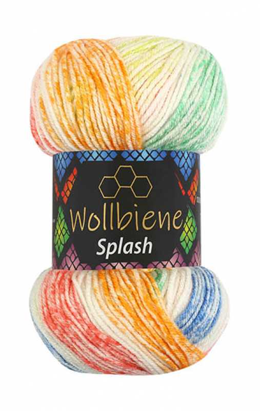 Wollbiene Splash színátmenetes antipilling fonal - 7040