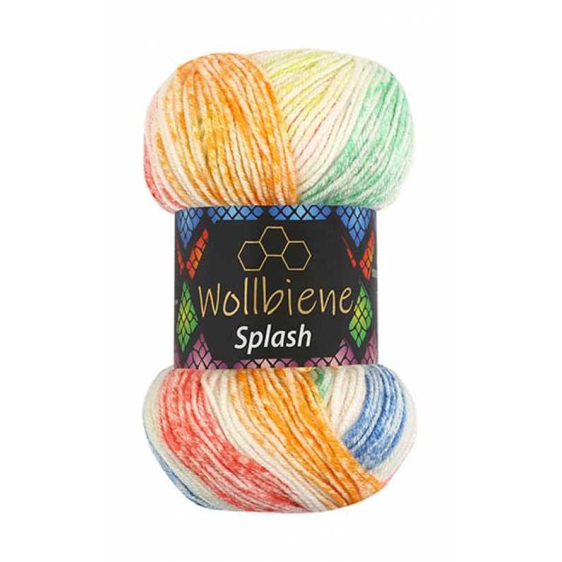 Wollbiene Splash színátmenetes antipilling fonal - 7040