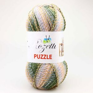 Himalaya Rozetti puzzle fonal - 233-22 - Lime