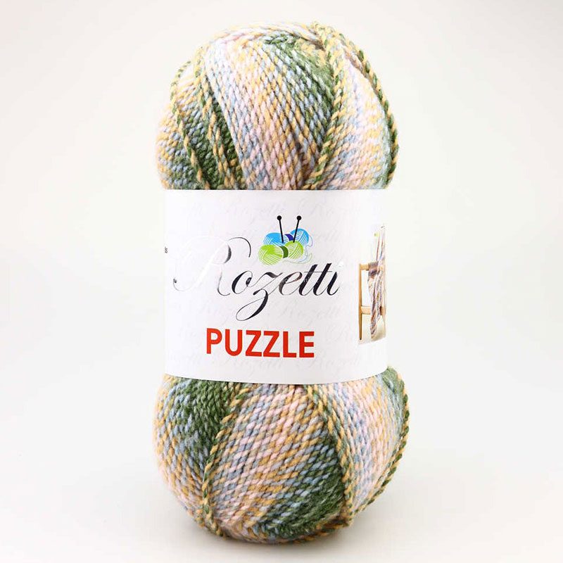 Himalaya Rozetti puzzle fonal - 233-22 - Lime