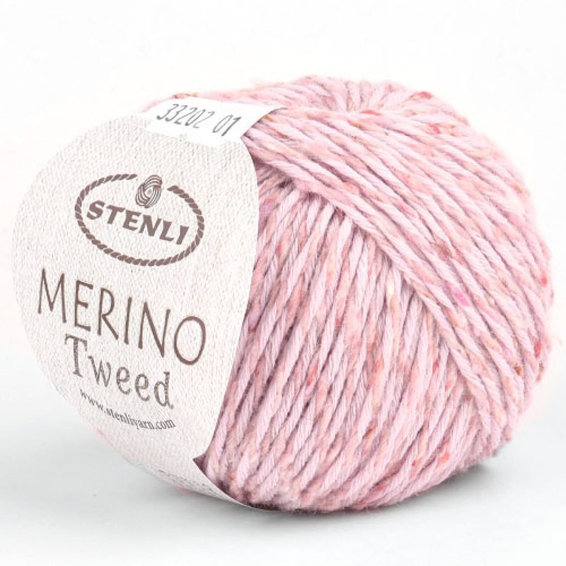 Stenli Merino Tweed gyapjú - selyem fonal - 33202 - Rózsa