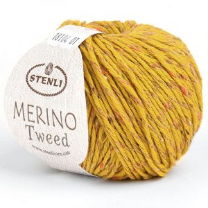 Stenli Merino Tweed gyapjú - selyem fonal - 18104 - okker