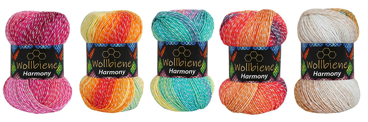 Wollbiene Harmony Batik színátmenetes pamut fonal