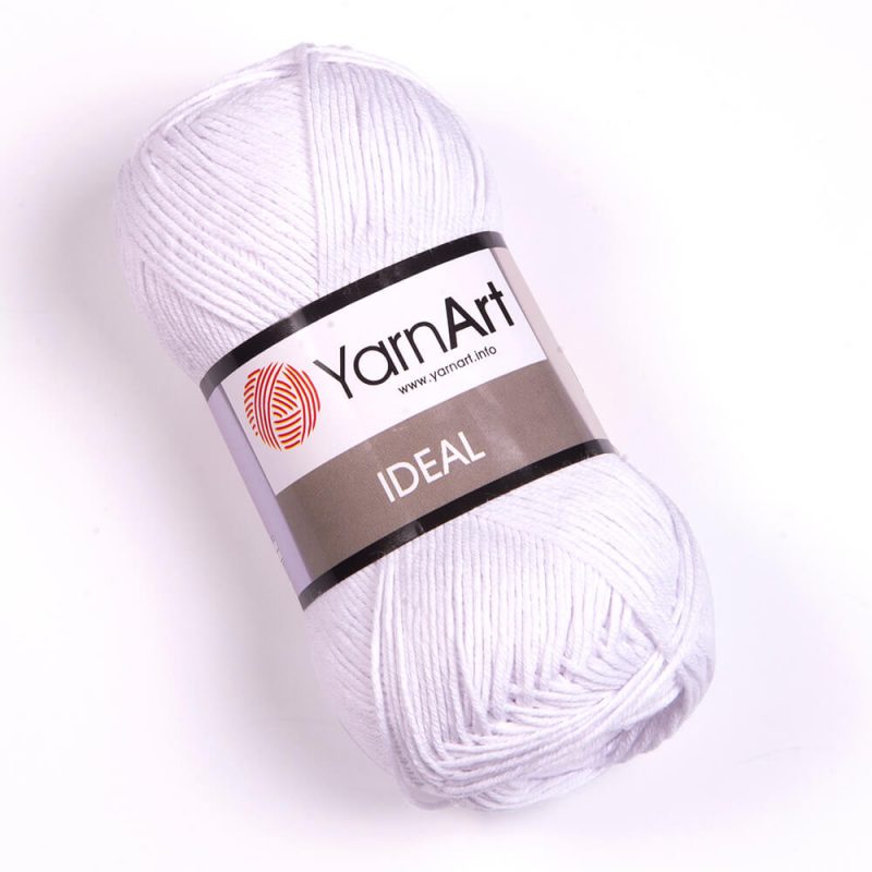 YarnArt Ideal Pamut fonal - 220 - Fehér