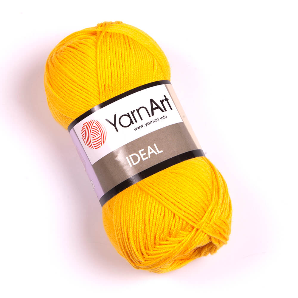 YarnArt Ideal Pamut fonal - 228 - Sárga