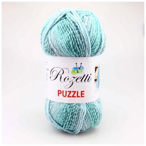 Himalaya Rozetti puzzle fonal - 233-28 - Türkíz 