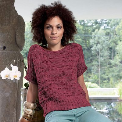 Nyári pulóver csomag Soft & easy fonalból - S (36/38)