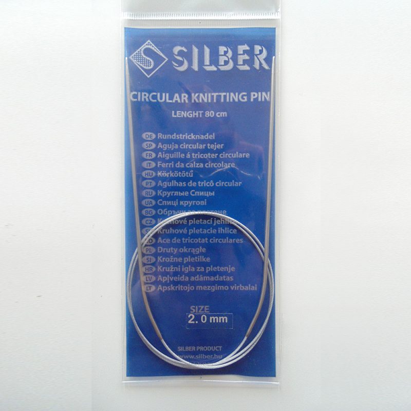Silber Körkötőtű acél 2.0mm