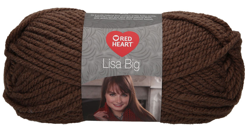 Red Heart Lisa Big fonal - 110 - Csokibarna