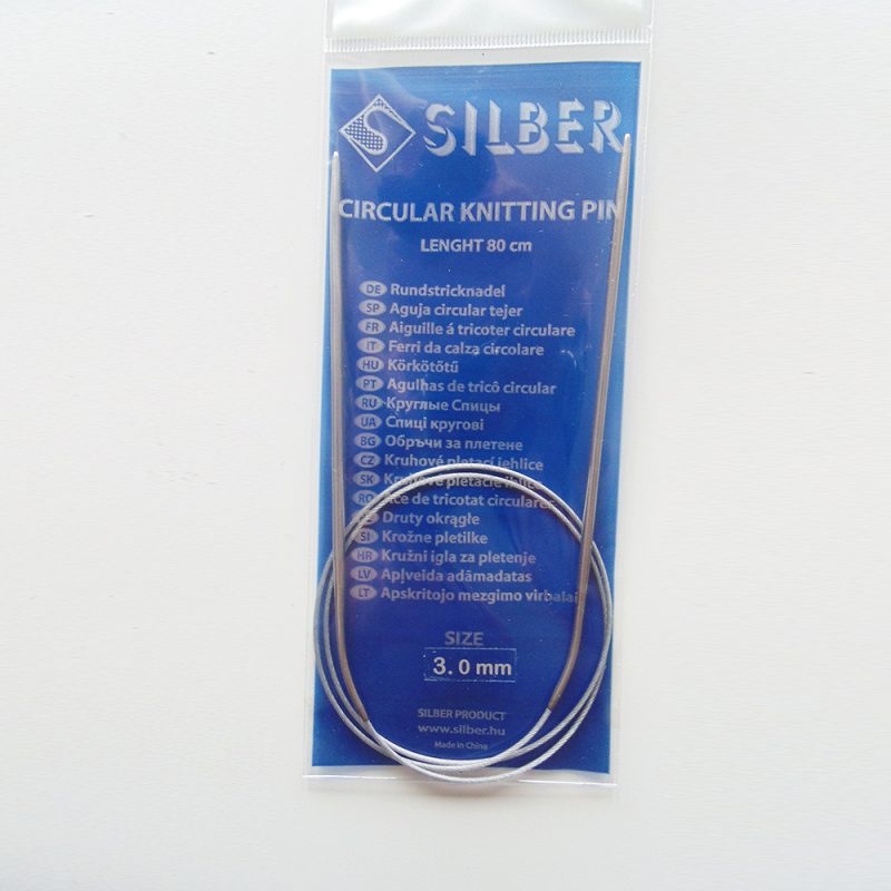 Silber Körkötőtű acél 3.0mm