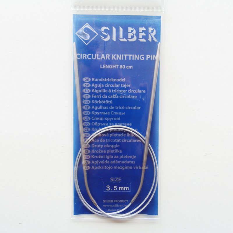 Silber Körkötőtű acél 3.5mm