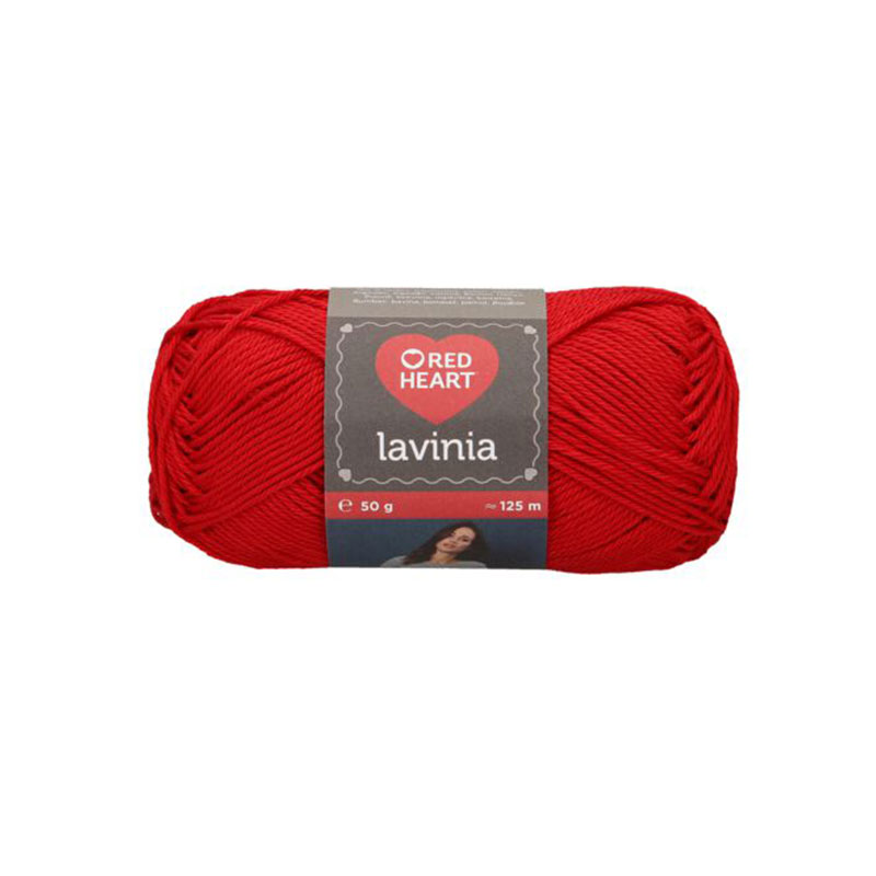 Red Heart Lavinia amigurumi fonal - 12 Piros