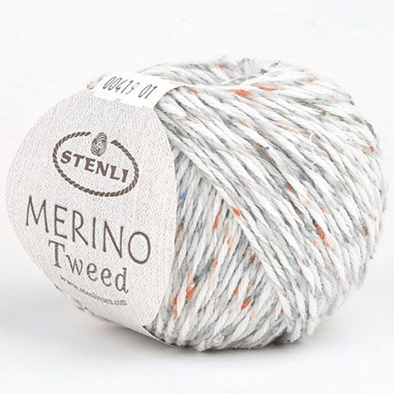 Stenli Merino Tweed gyapjú - selyem fonal - 00419 - Natúr