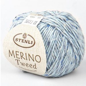 Stenli Merino Tweed gyapjú - selyem fonal - 56413 - Világoskék