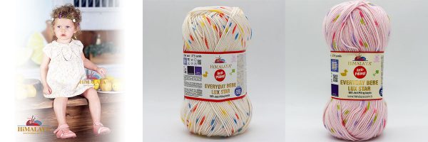 Himalaya Everyday Bebe Lux Star, Perla - antipilling (bolyhosodásmentes) akril fonal