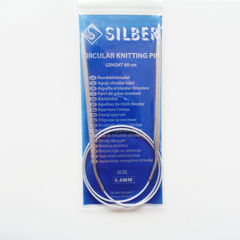 Silber Körkötőtű acél 5.0mm