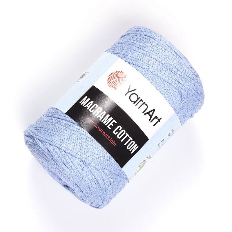 YarnArt Macrame Cotton makramé - táskafonal - 760 Világoskék